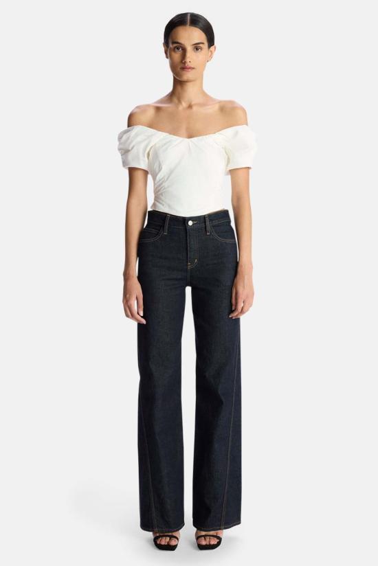  에이엘씨 블라우스 알크 노라 탑 화이트 - A.L.C.