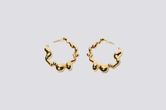  한나 주웻 이어링 Hannah Jewett Puddle Play  골드 - HANNAH JEWETT