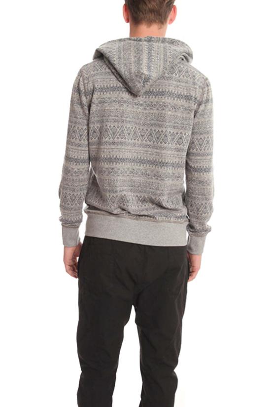  Blue&Cream 후드 티셔츠 블루&크림 브래디 1/4 지퍼 후드 티셔츠 블루 - BLUE&CREAM