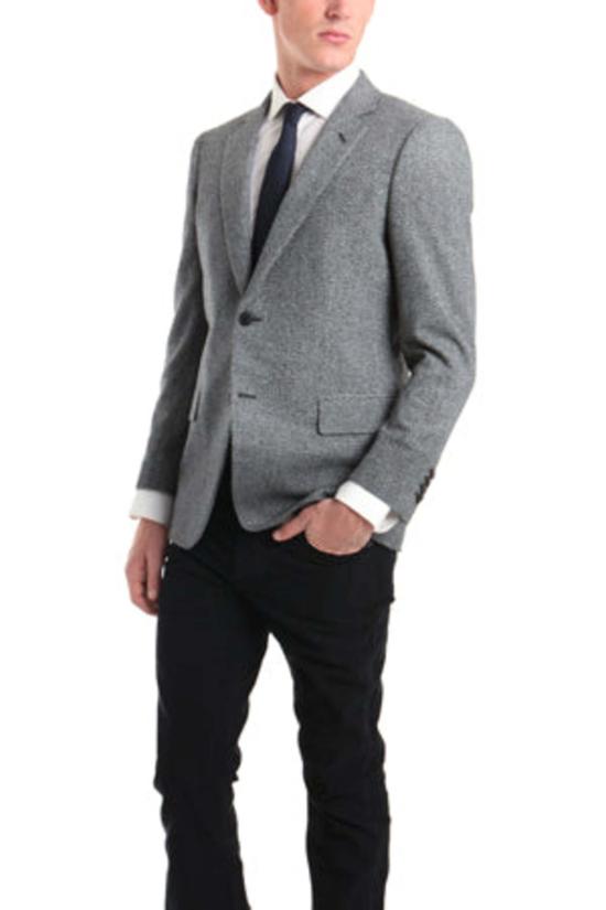  사이먼 스퍼 수트 자켓 Simon Spurr 투버튼 노치 재킷 그레이 - SIMON SPURR