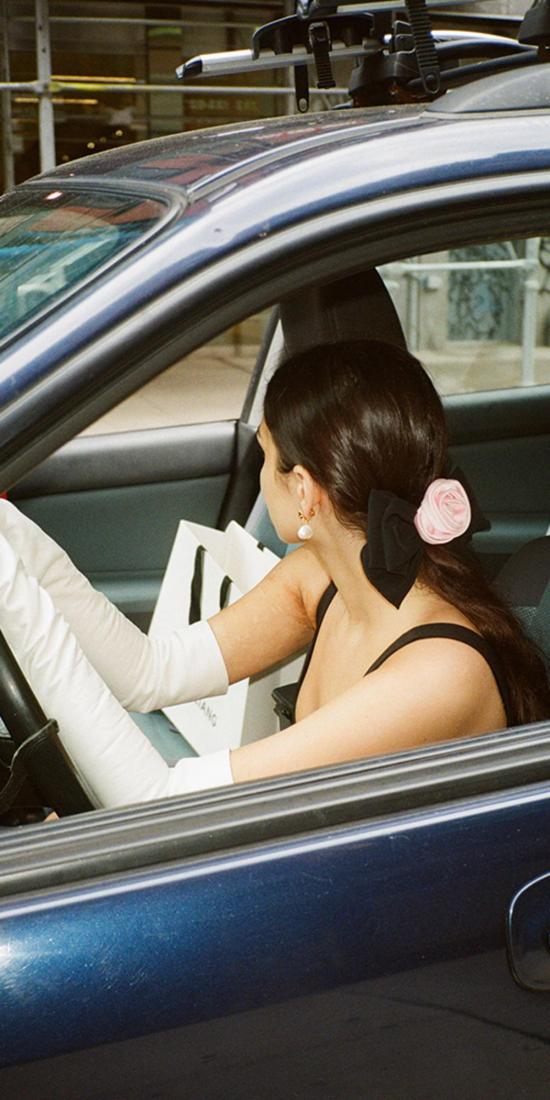  샌디리앙 헤어 액세서리 샌디 리앙 코사지 헤어 보우 - SANDY LIANG