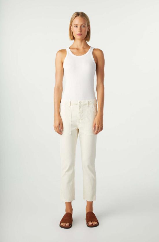  아모 데님 스트레이트 팬츠 이지 아미 트라우저 본