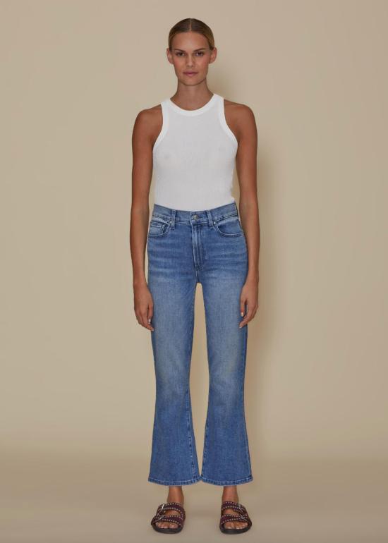  르장 데님 팬츠 르 장 벨라 크롭 플레어 서프 라이더 - LE JEAN