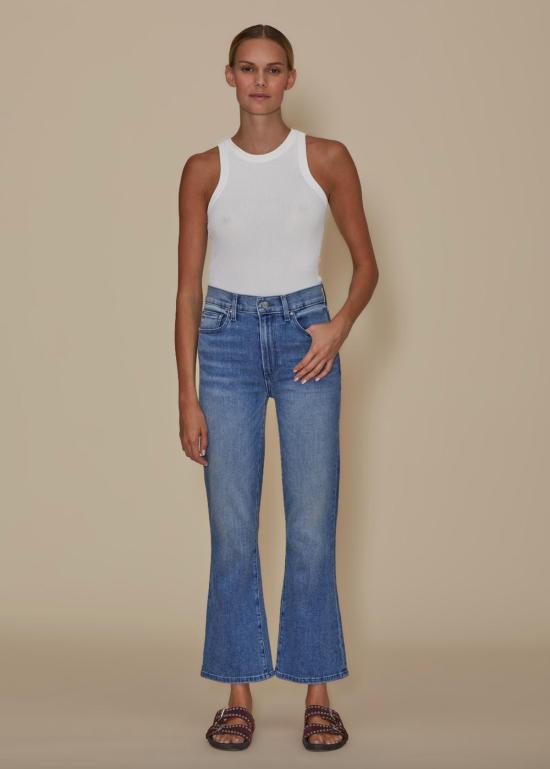  르장 데님 팬츠 르 장 벨라 크롭 플레어 서프 라이더 - LE JEAN