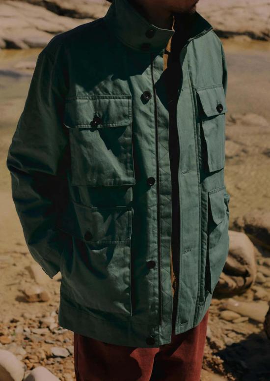  TOAST 자켓 토스트 왁스 코튼 익스플로러 재킷 블루 제이드 - OTHER BRANDS