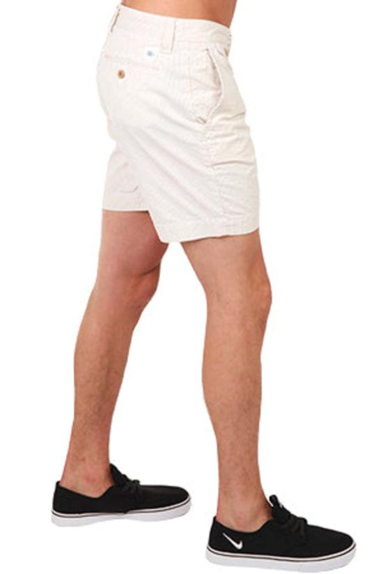  울리치 숏팬츠 덕 스트라이프 숏 카키 - WOOLRICH