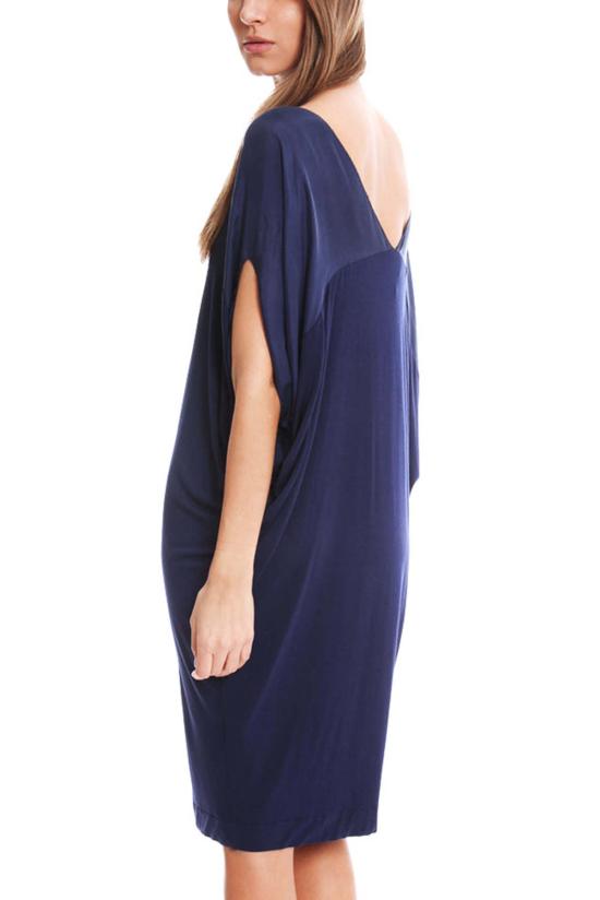  바이말렌비거 숏 원피스 By Malene Birger 아말린다 브이넥 드레스 인디고 - BY MALENE BIRGER