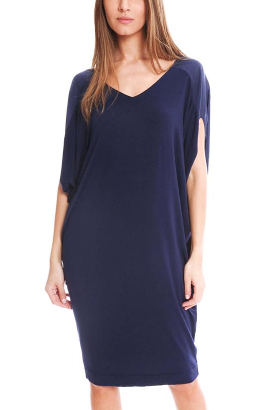  바이말렌비거 숏 원피스 By Malene Birger 아말린다 브이넥 드레스 인디고