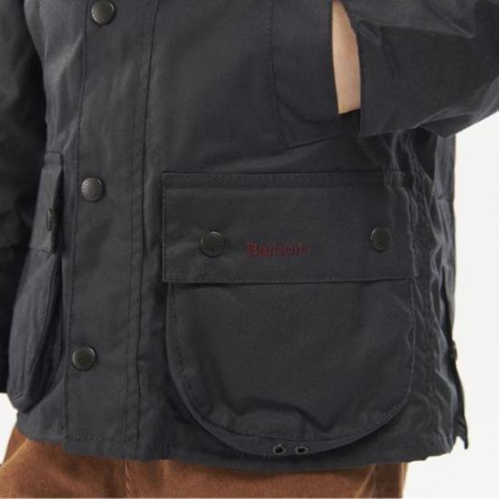  [키즈] 바버 자켓 키즈  베데일 재킷 네이비 - BARBOUR