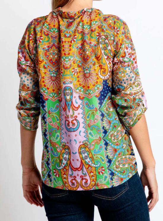  조니 와스 블라우스 Johnny Was Braemer Belinda 버튼업  멀티 - JOHNNY WAS