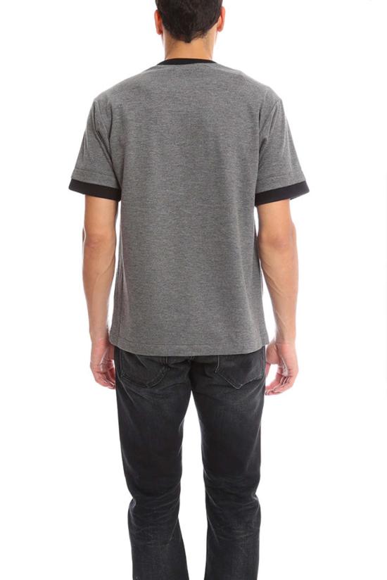  Public School 반팔 티셔츠 퍼블릭 스쿨 더블 슬리브 티셔츠 그레이/블랙 - OTHER BRANDS