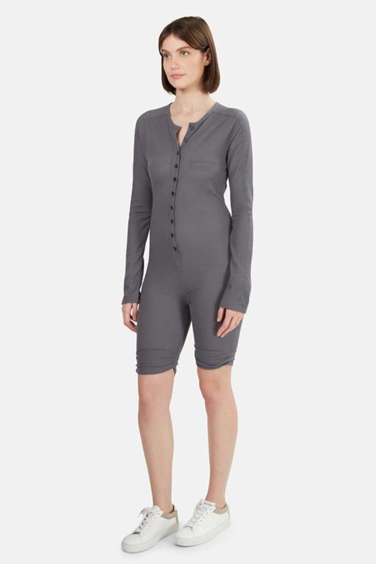  티바이알렉산더왕 점프수트 T By Alexander Wang 써멀 원피스 숯 - T BY ALEXANDER WANG