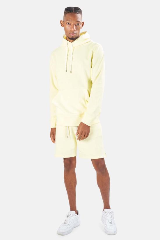  Blue&Cream 후드 티셔츠 블루&크림 선셋 후드 풀오버 비치 옐로우 - BLUE&CREAM