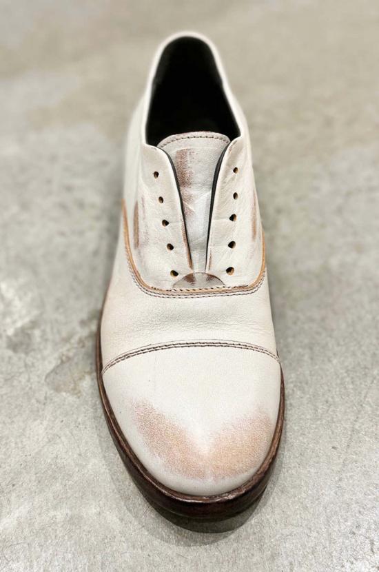  모마 로퍼 Moma 여성용 Cusna 화이트 레이스업 슈즈 화이트