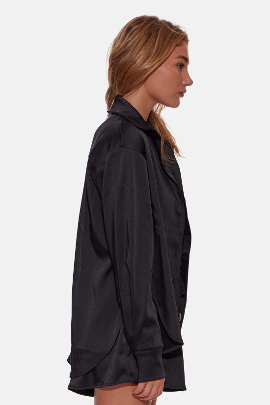  Blue&Cream 후드 티셔츠 블루 앤 크림 티나 버튼다운 셔츠 블랙 - BLUE&CREAM