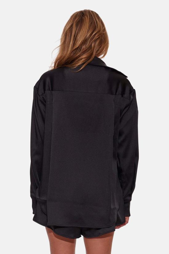  Blue&Cream 후드 티셔츠 블루 앤 크림 티나 버튼다운 셔츠 블랙 - BLUE&CREAM