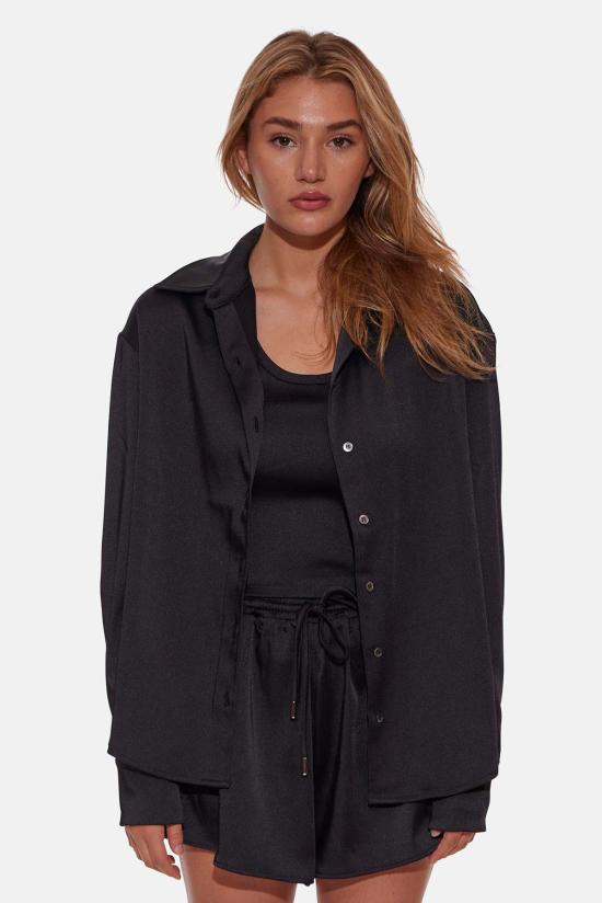  Blue&Cream 후드 티셔츠 블루 앤 크림 티나 버튼다운 셔츠 블랙