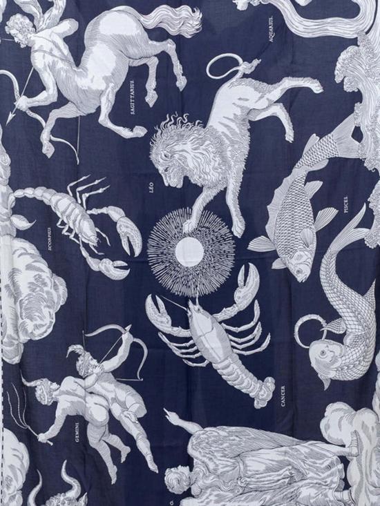  이누이 에디션 머플러/스카프 이노우이 에디션 에톨레 100 점성술 다크 블루