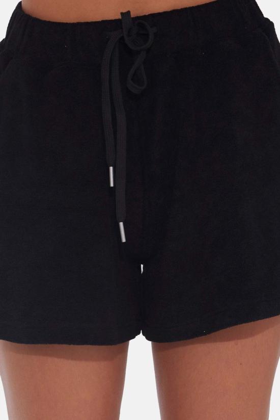  더 타일 클럽 숏팬츠 타일 클럽 샘 테리 쇼트 블랙 - THE TILE CLUB