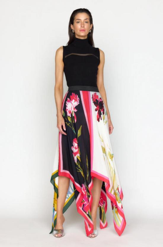  크리스티 린 미디 스커트 아를로 스커트 멀티 오키드 - CHRISTY LYNN