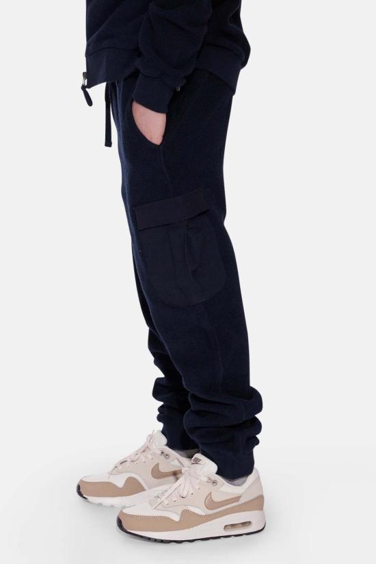  [키즈] 블루&크림 트레이닝/조거 팬츠 키즈  키즈 조거 네이비