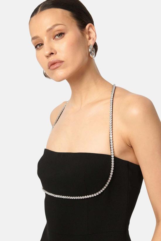  카미 뉴욕 숏 원피스 Cami Nyc Sayu 미니 드레스 블랙 - CAMI NYC