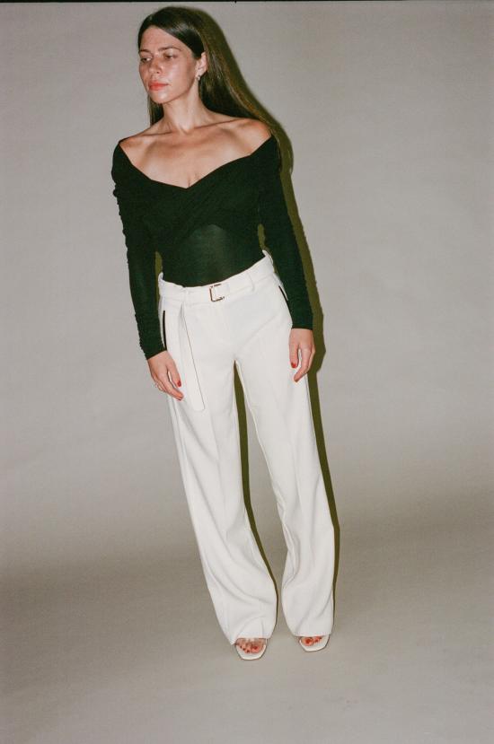  패리스 조지아 바디수트 티셔츠 파리 조지아 오토 바디수트 블랙 - PARIS GEORGIA