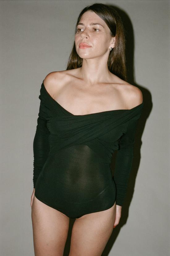  패리스 조지아 바디수트 티셔츠 파리 조지아 오토 바디수트 블랙 - PARIS GEORGIA