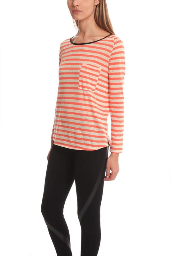  Giada Forte 긴팔 티셔츠 스트라이프 티셔츠 Geranio - OTHER BRANDS