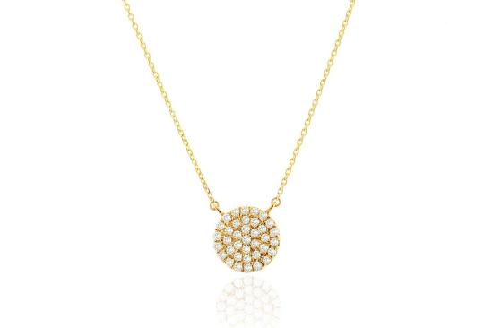  Rachel Reid 목걸이/팬던트 레이첼 리드 미니 다이아몬드 서클 네크리스 - OTHER BRANDS