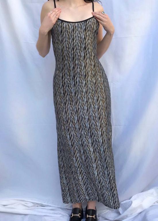  케이스램 롱 원피스 클램 나오미 드레스 블랙 - KSLAM