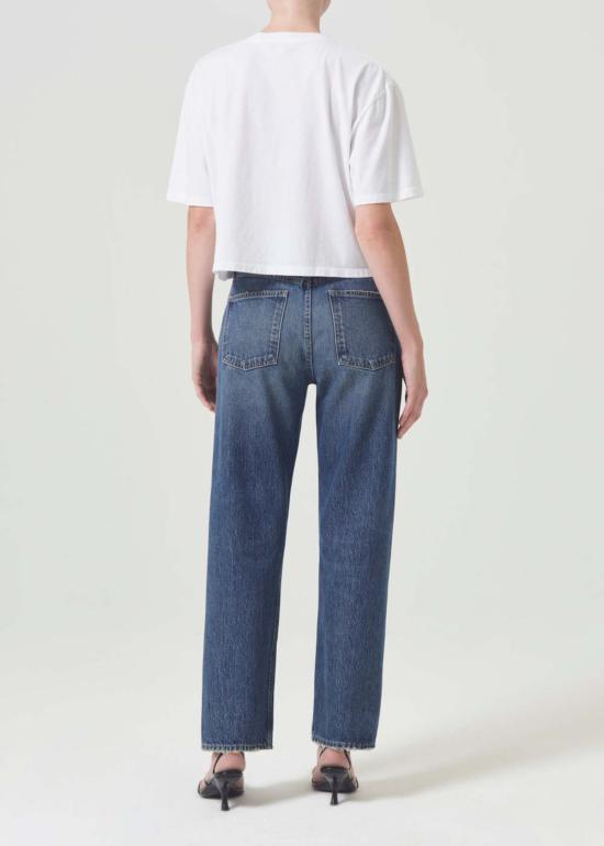  에이골디 반팔 티셔츠 아골드 아냐 티 샤크/화이트 - AGOLDE