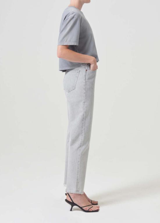  에이골디 반팔 티셔츠 아골드 아냐 티 샤크/화이트 - AGOLDE