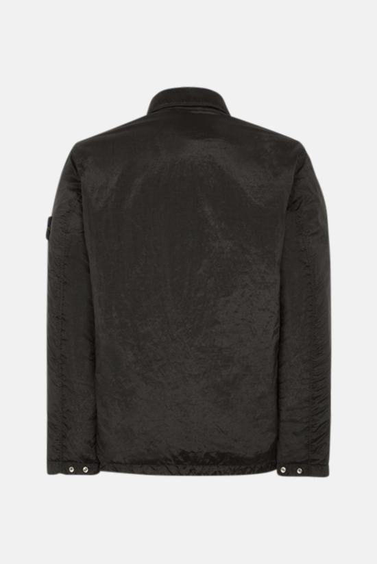  스톤 아일랜드 자켓 에코닐 프리말로프트 Tc 지퍼 재킷 블랙 - STONE ISLAND