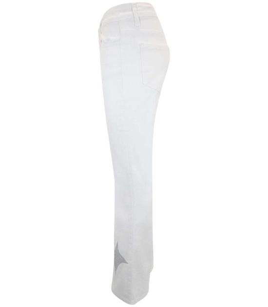  매디슨 메종 데님 팬츠 할리우드 X  데님 실버 글리터 스타 진 실버 디자인 - MADISON MAISON