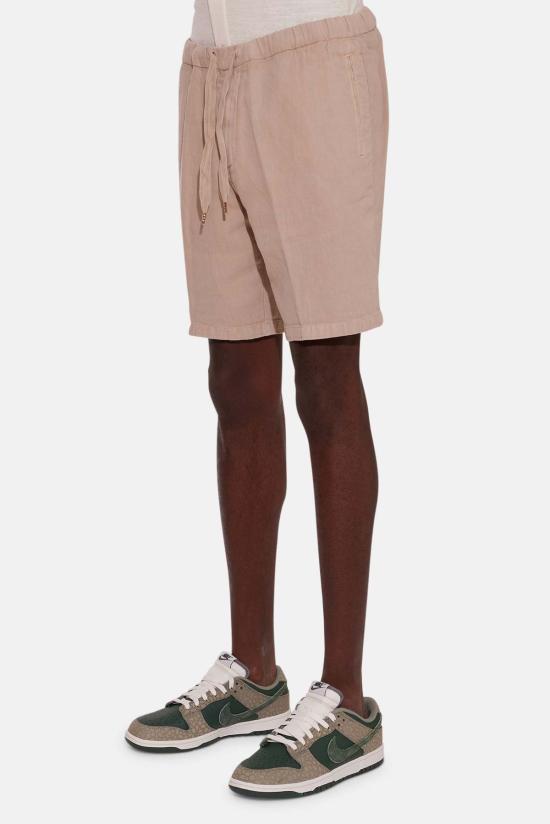  브릴리아1949 숏팬츠 브릴리아 발리 코튼/헴프 릴렉스 숏 베이지 - BRIGLIA 1949