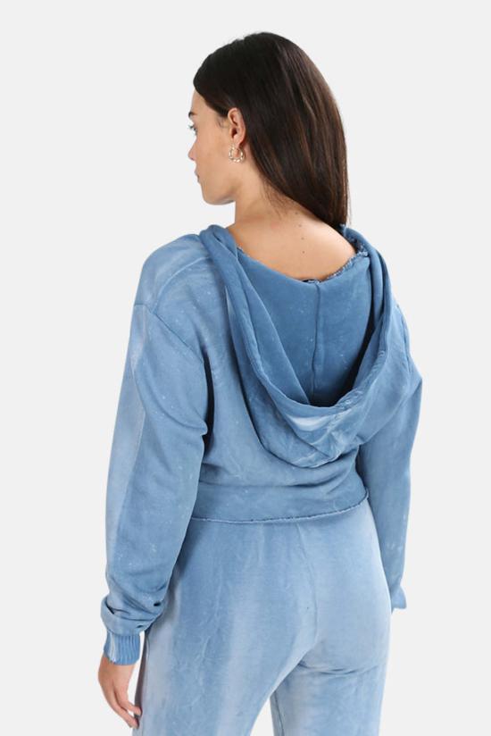  코튼 시티즌 후드 티셔츠 브루클린 크롭 지퍼 후드 티셔츠 - COTTON CITIZEN