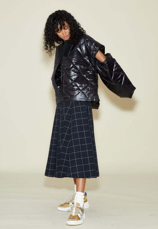  Oval Square 봄버 자켓 오벌 스퀘어 Os 액티브 봄버 퀼팅 블랙 - OTHER BRANDS