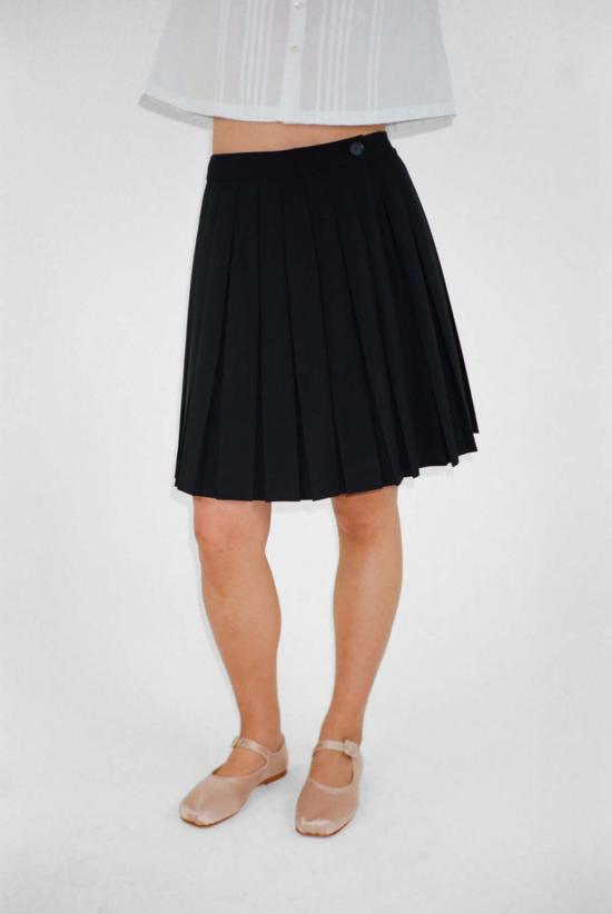  샌디리앙 숏 스커트 샌디 리앙 아스트라 스코트 블랙 - SANDY LIANG