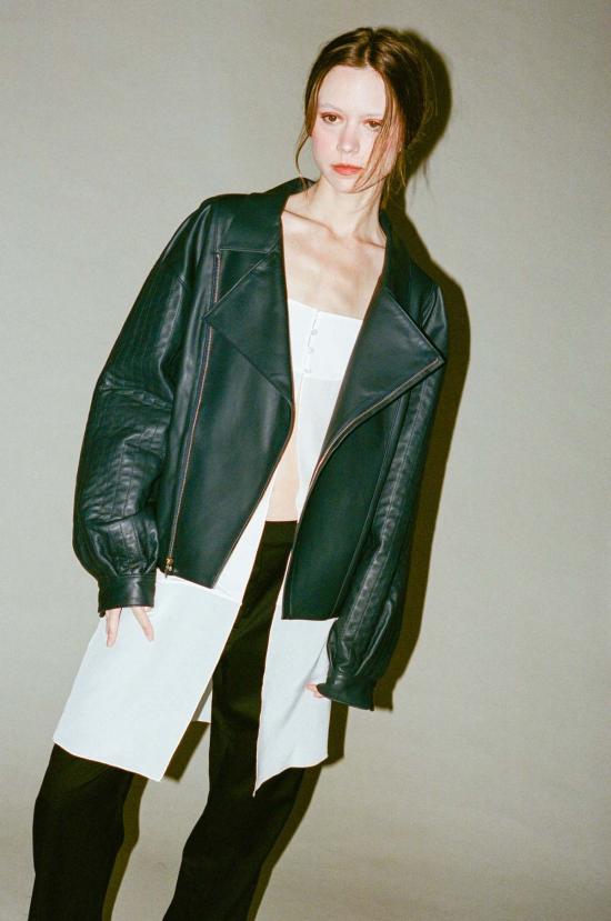  마리암 나시르 자데 봄버 자켓 Maryam Nassir Zadeh Hero 재킷 잉크 - MARYAM NASSIR ZADEH