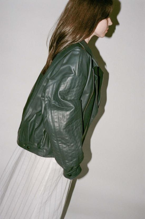  마리암 나시르 자데 봄버 자켓 Maryam Nassir Zadeh Hero 재킷 잉크 - MARYAM NASSIR ZADEH