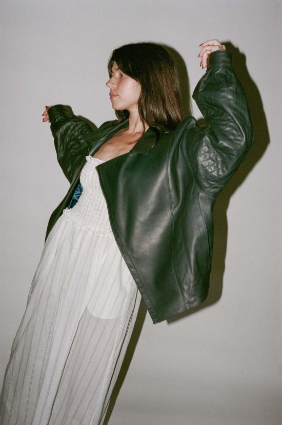  마리암 나시르 자데 봄버 자켓 Maryam Nassir Zadeh Hero 재킷 잉크 - MARYAM NASSIR ZADEH