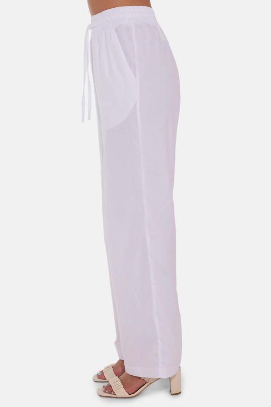  더 타일 클럽 스트레이트 팬츠 타일 클럽 조지카 비치 팝린 팬츠 화이트 - THE TILE CLUB