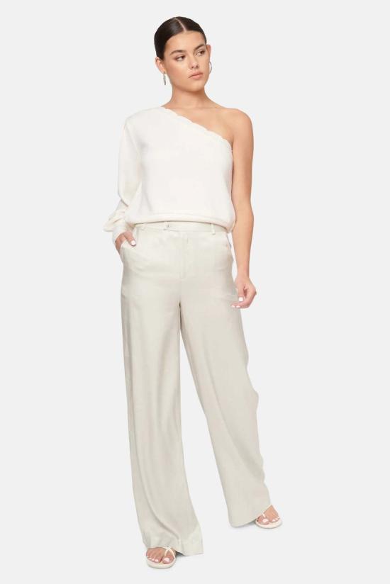  카미 뉴욕 스트레이트 팬츠 카미 NYC 아나이스 팬츠 도브 - CAMI NYC