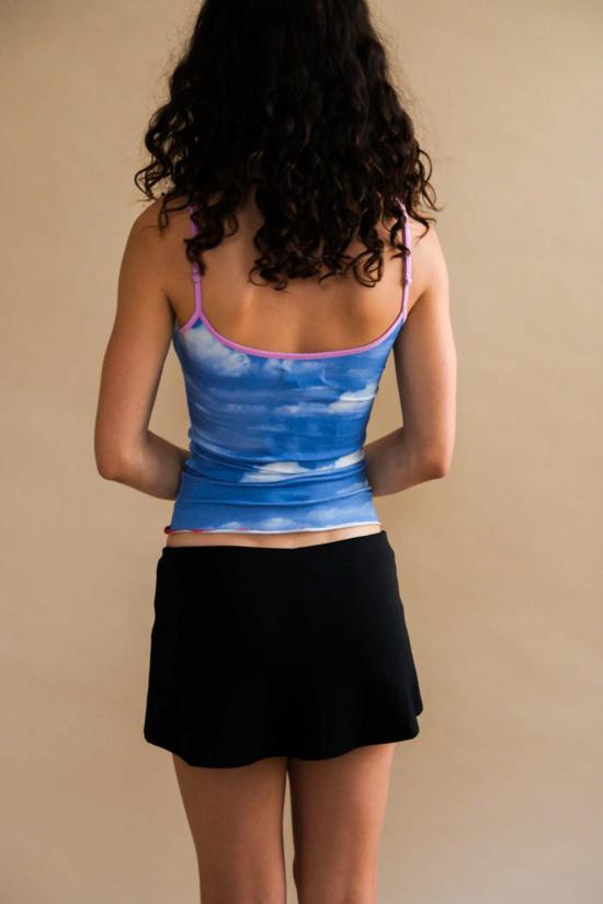  길 숏 스커트 Geel Aria 미니 스커트 오닉스 - GEEL