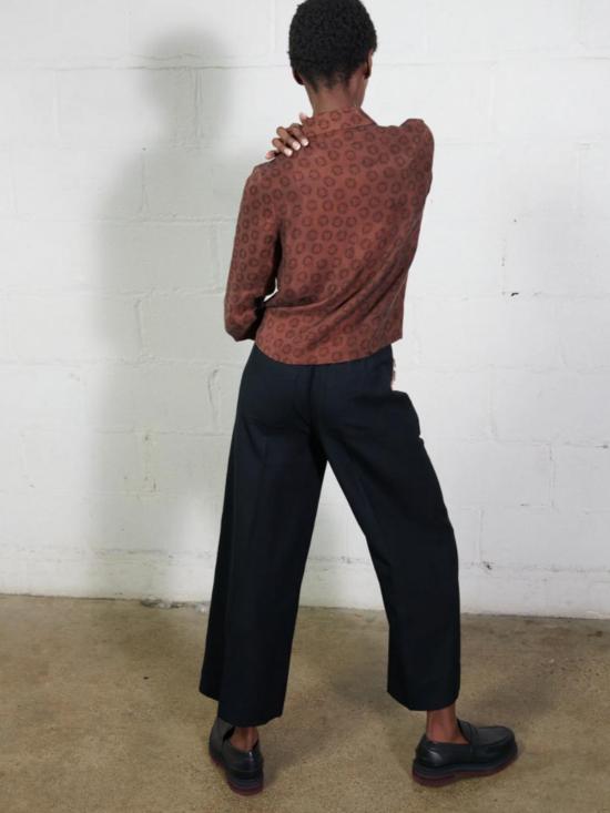  마리아 스탠리 스트레이트 팬츠 슬론 트라우저 누아르 - MARIA STANLEY