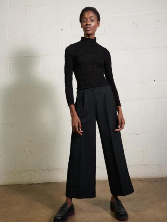  마리아 스탠리 스트레이트 팬츠 슬론 트라우저 누아르 - MARIA STANLEY