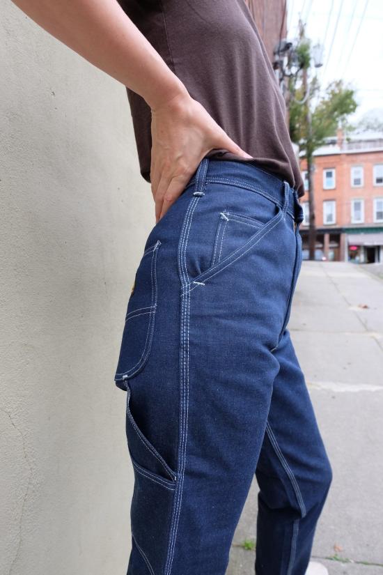  스탠 레이 데님 팬츠 스탠레이 80년대 페인터 팬츠 인디고 데님 - STAN RAY