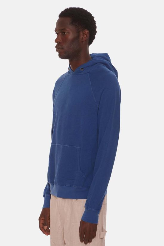  레스 티엔 후드 티셔츠 레 티엔 프렌치 테리 라글런 후드 워시드 코발트 - LES TIEN