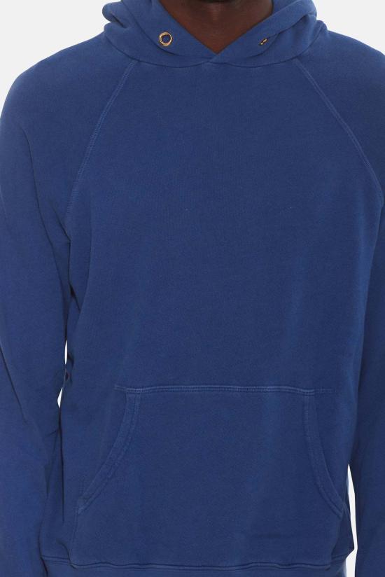  레스 티엔 후드 티셔츠 레 티엔 프렌치 테리 라글런 후드 워시드 코발트 - LES TIEN